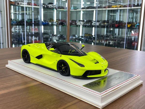 Ferrari LaFerrari by Davis & Giovanni fluorescent yellow with Black Roof