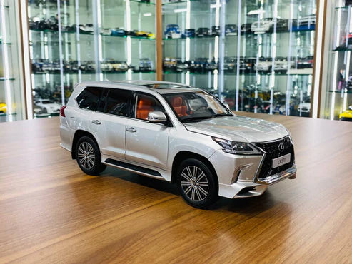 Lexus LX 570 Silver Model Car by LCD