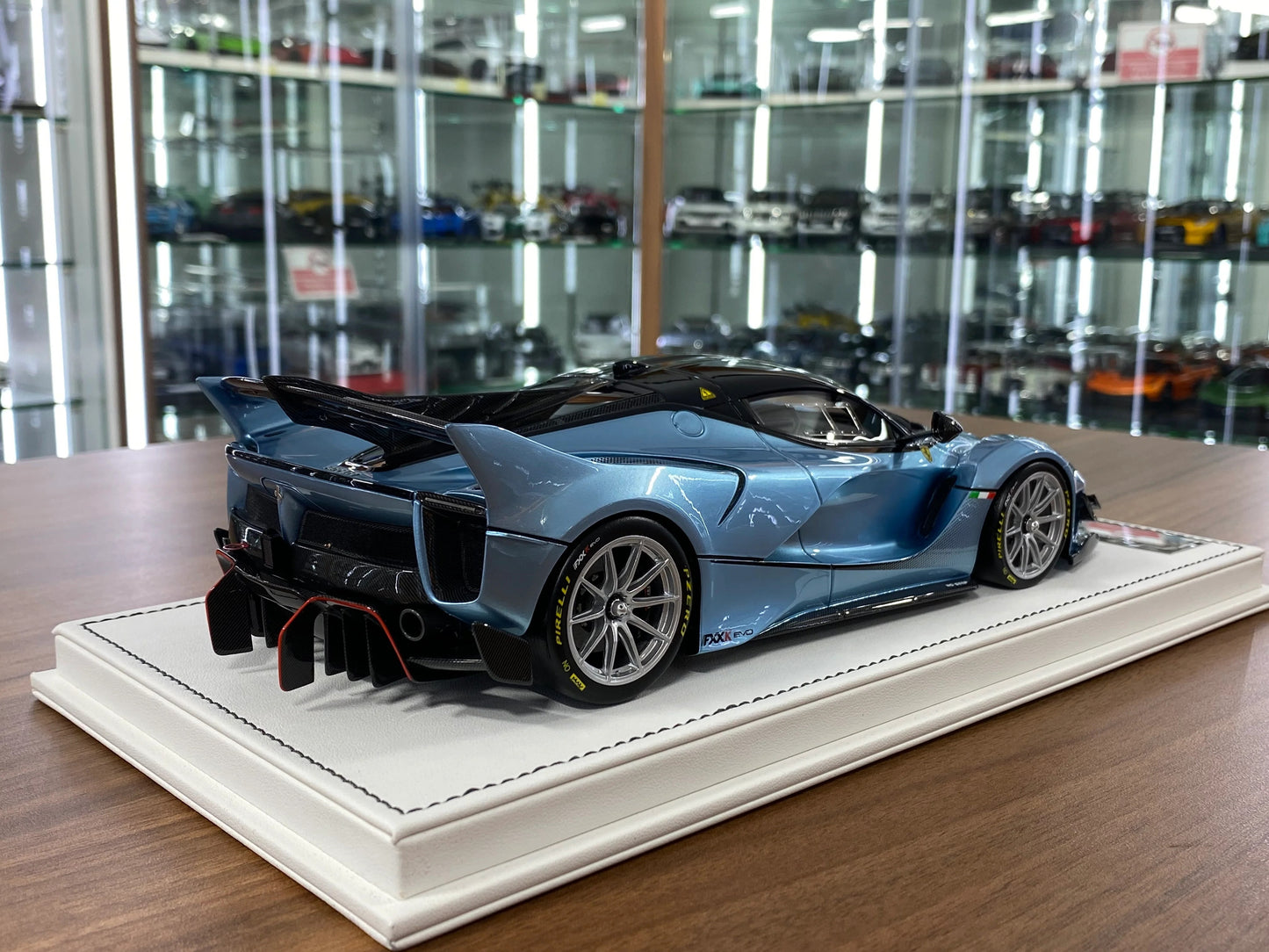 Resin Ferrari FXXK EVO Light metallic blue By ProRaze LIMITED 30