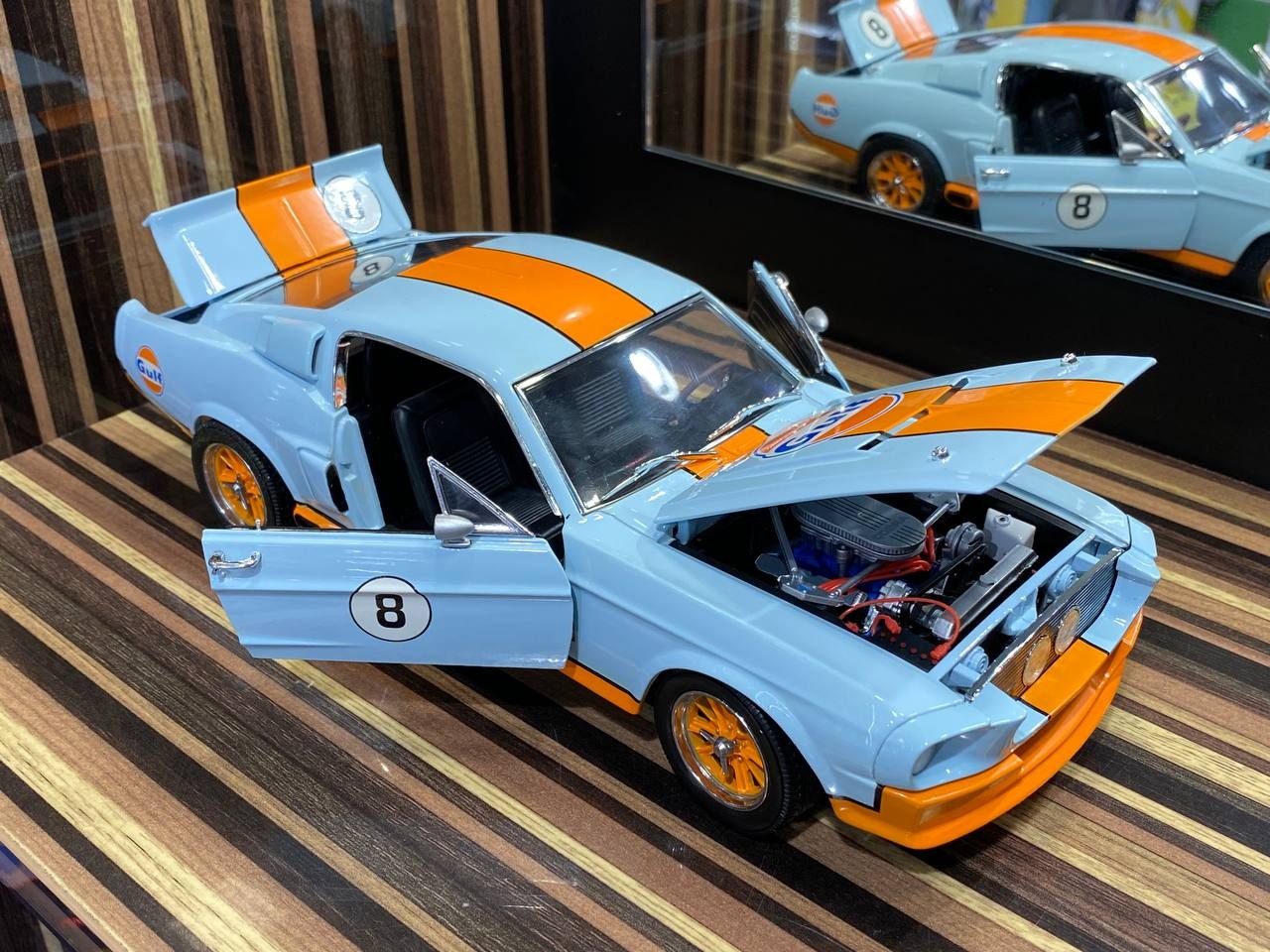 Greenlight Ford Shelby GT-500 1967 - [1_18 Diecast, Gulf]