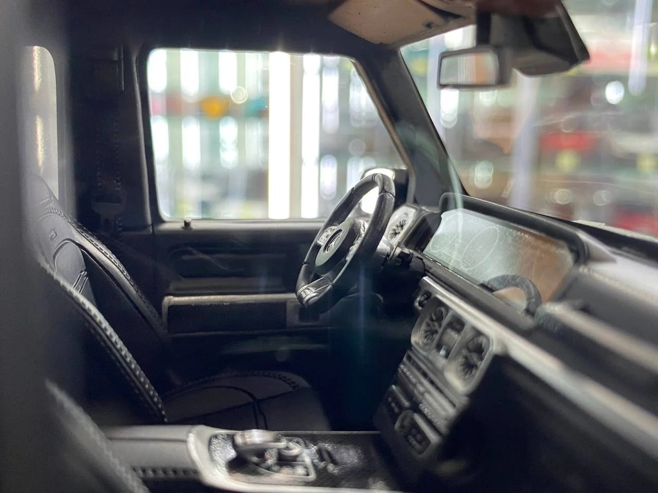 1_18 Bitcoin Mercedes-Benz AMG G-63 Black Model Car by MotorHelix