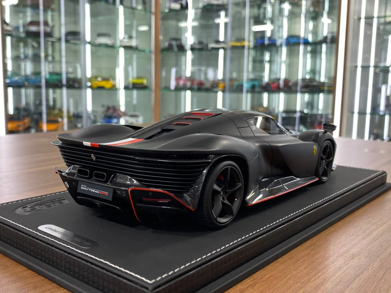 1_18 BBR Models Ferrari Daytona SP3 Hard Top -Charles Leclerc Edition