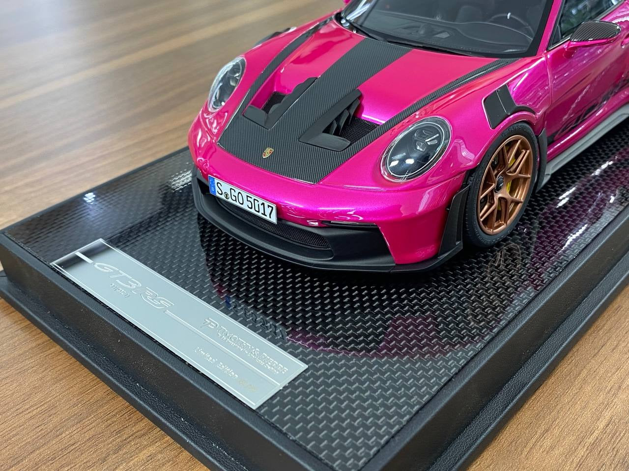 1_18 Timothy & Pierre Porsche 911 GT3 RS (992.1) Weissach Package – Ruby Star