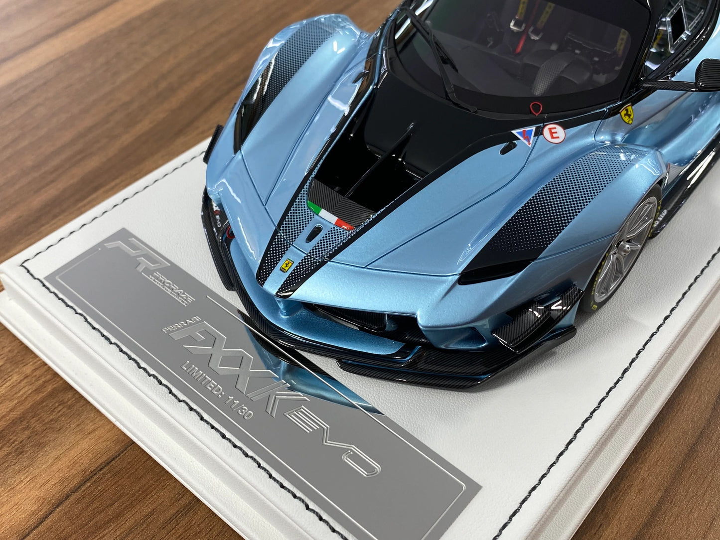 Resin Ferrari FXXK EVO Light metallic blue By ProRaze LIMITED 30