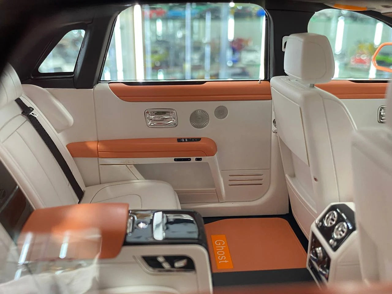 1_12 VMB Rolls Royce Ghost Coral Red Resin Model _ Luxury Collectible