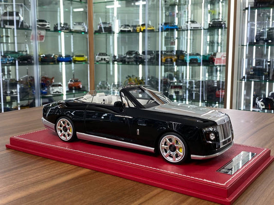 1_18 SC Models Rolls Royce Boat Tail Black_Silver _ Ltd.Edn. 66 pcs