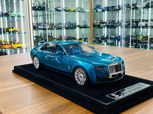 1_18 Resin Model - H&H Rolls Royce Ghost Electroplating Green