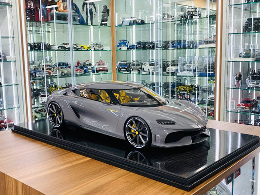 1_8 Resin Model FrontiArt Koenigsegg Gemera Iron Grey Limited 300 pcs