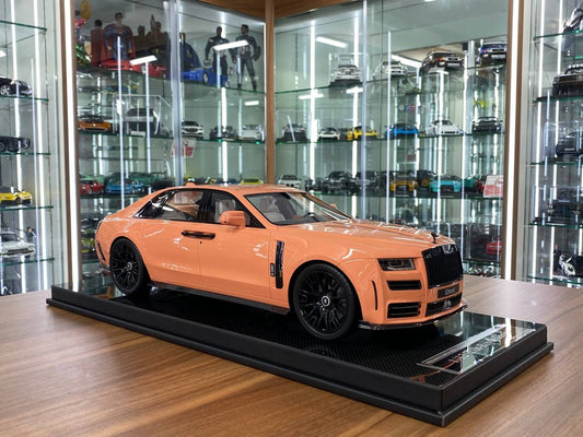 1_12 VMB Rolls Royce Ghost Coral Red Resin Model _ Luxury Collectible