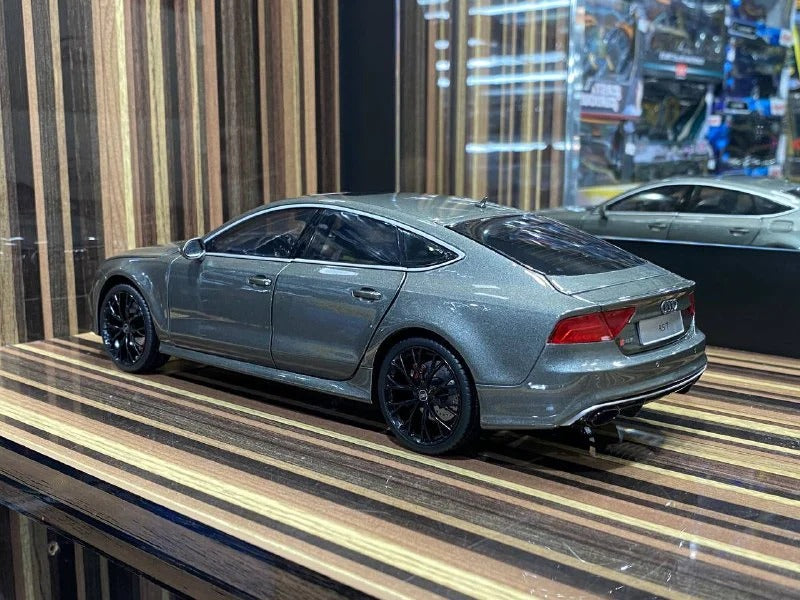 1/18 Diecast Audi RS 7 KengFai Silver Model Car
