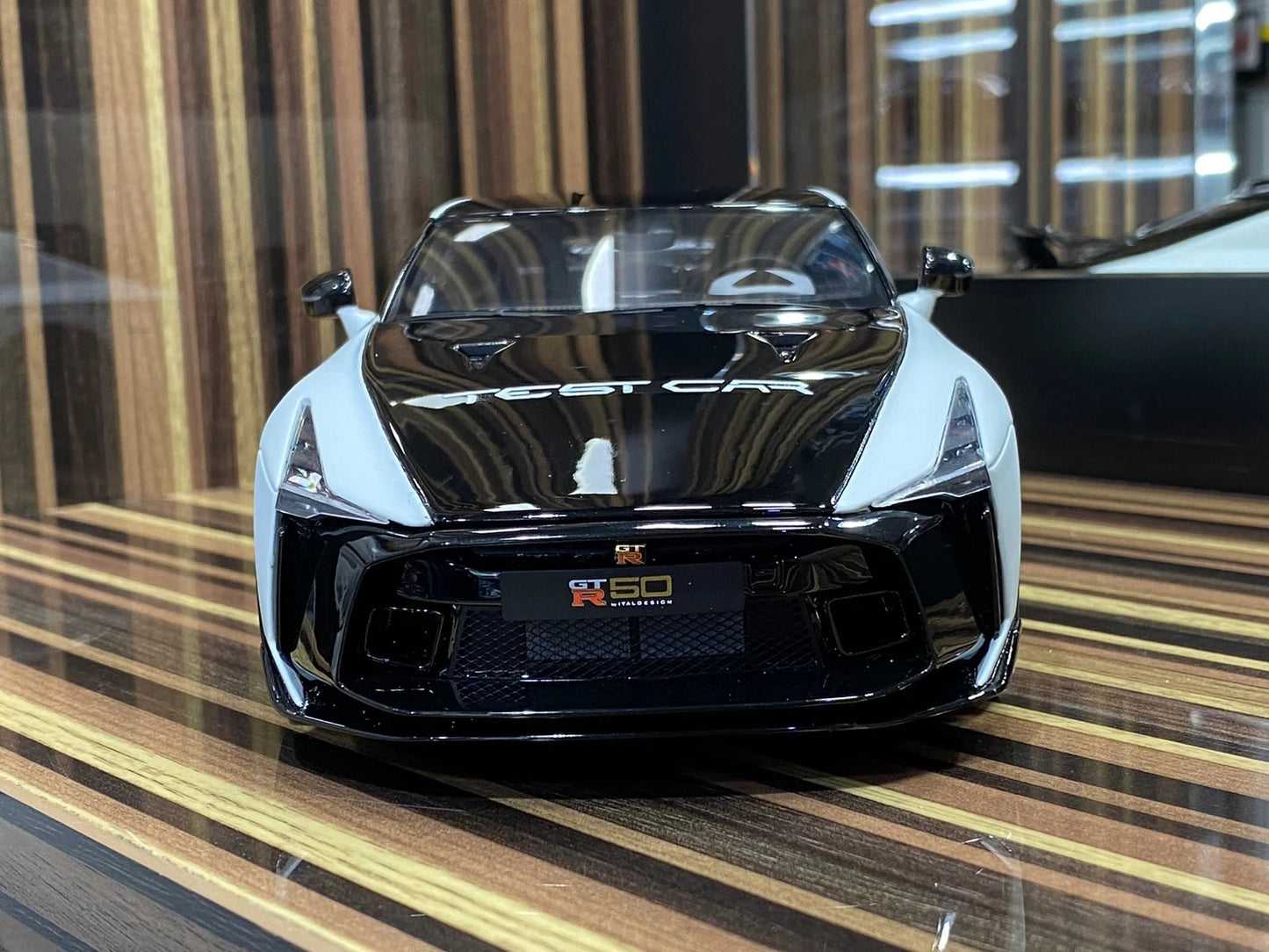 Nissan GT-R50 Test Car 1_18 Diecast car by GT Spirit