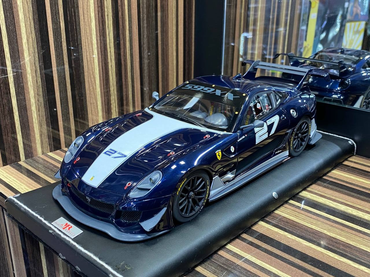Ferrari 599xx #27 by MR Collection [ 1_18, Blue, Resin] –