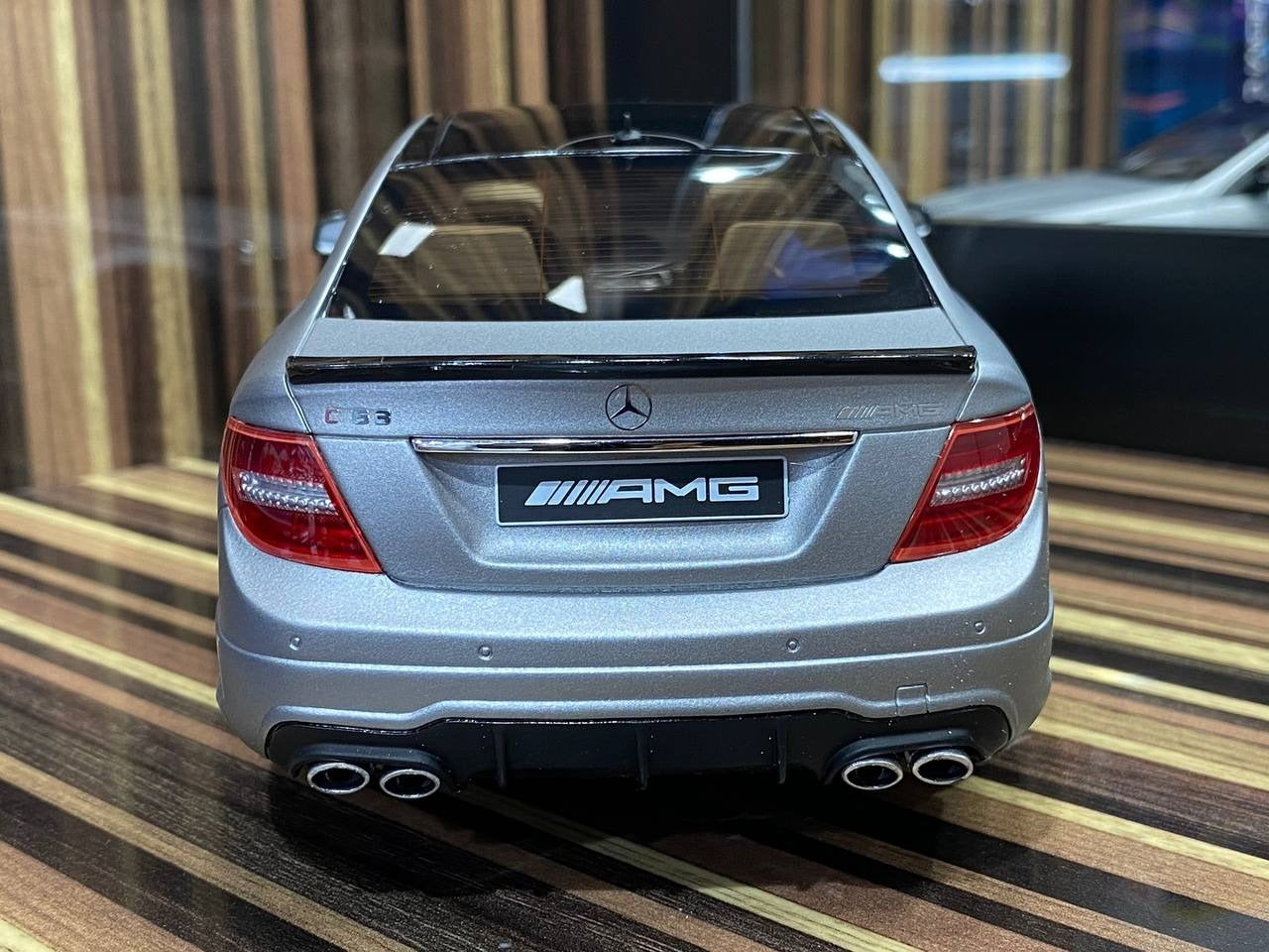 1_18 Resin Mercedes-Benz C 63 AMG Grey Model Car by GT Spirit – dturman.com