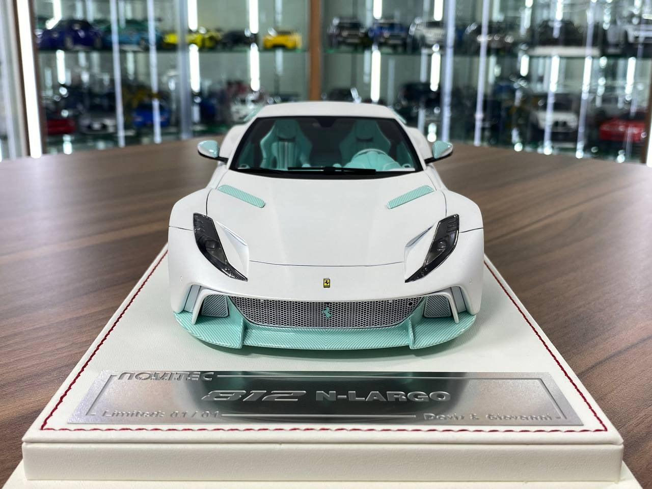 1_18 Resin Davis & Giovanni Ferrari 812 N-Largo Novitec Limited 1 of 1