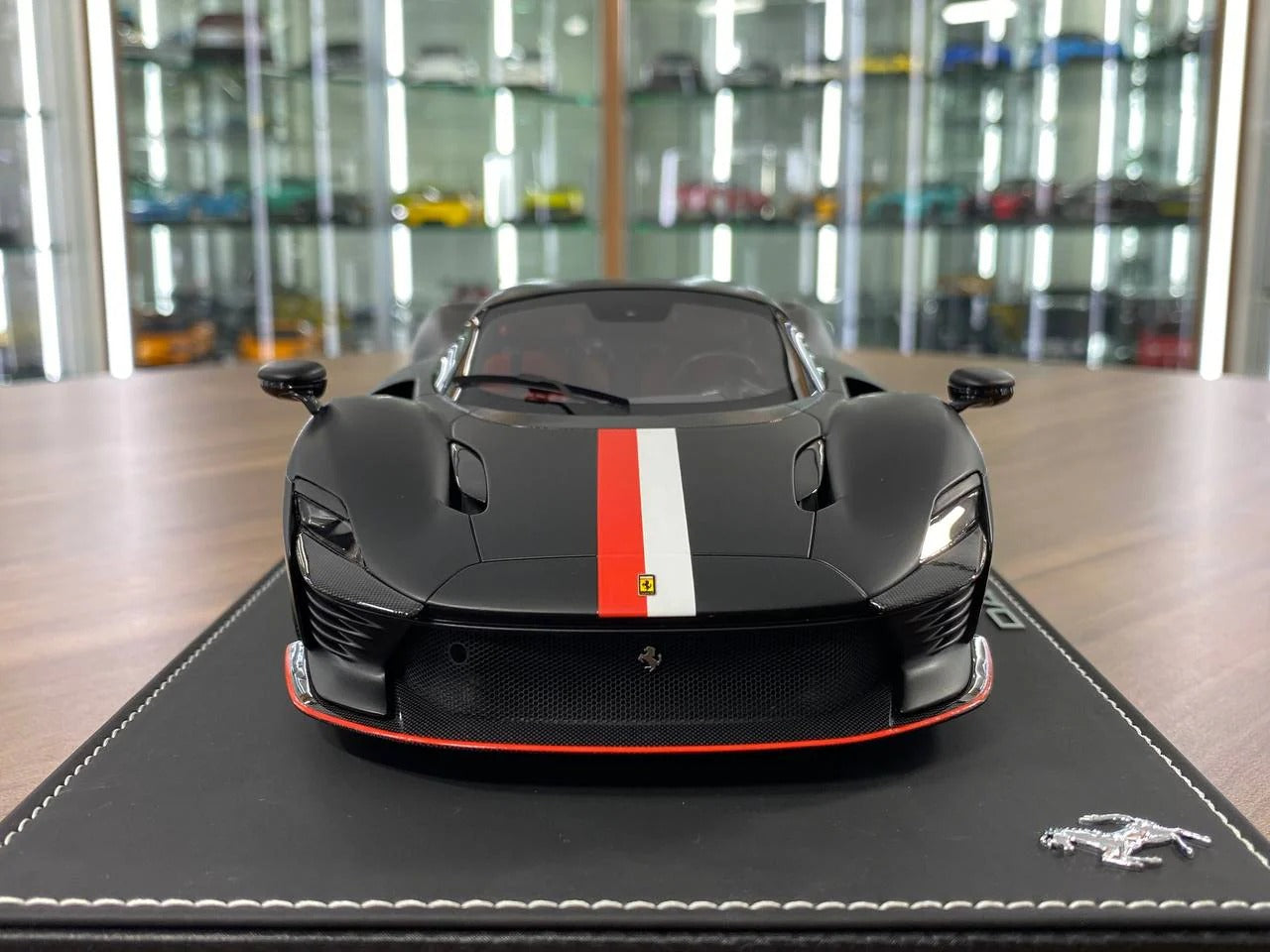 1_18 BBR Models Ferrari Daytona SP3 Hard Top -Charles Leclerc Edition