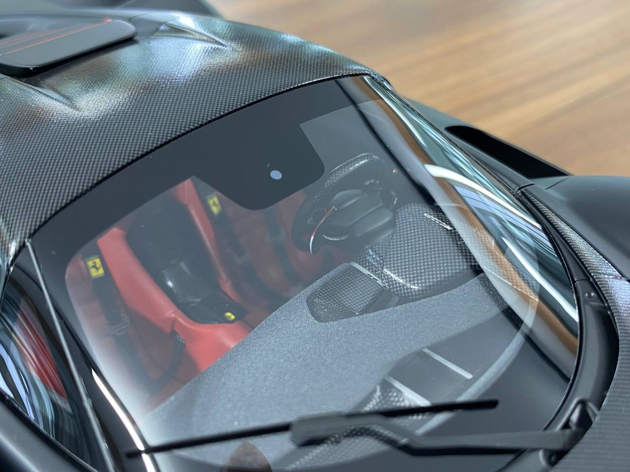 1_18 BBR Models Ferrari Daytona SP3 Hard Top -Charles Leclerc Edition