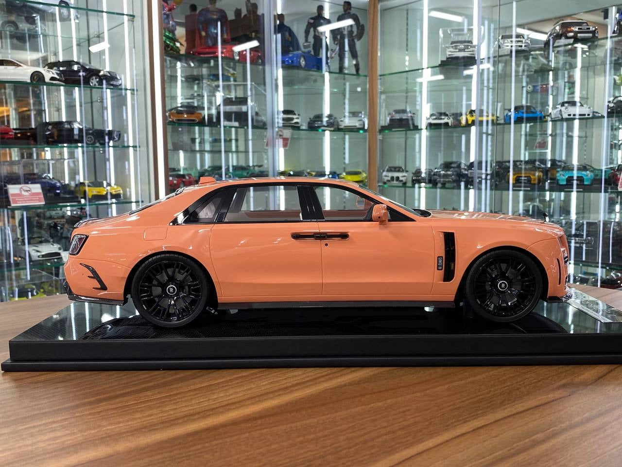 1_12 VMB Rolls Royce Ghost Coral Red Resin Model _ Luxury Collectible