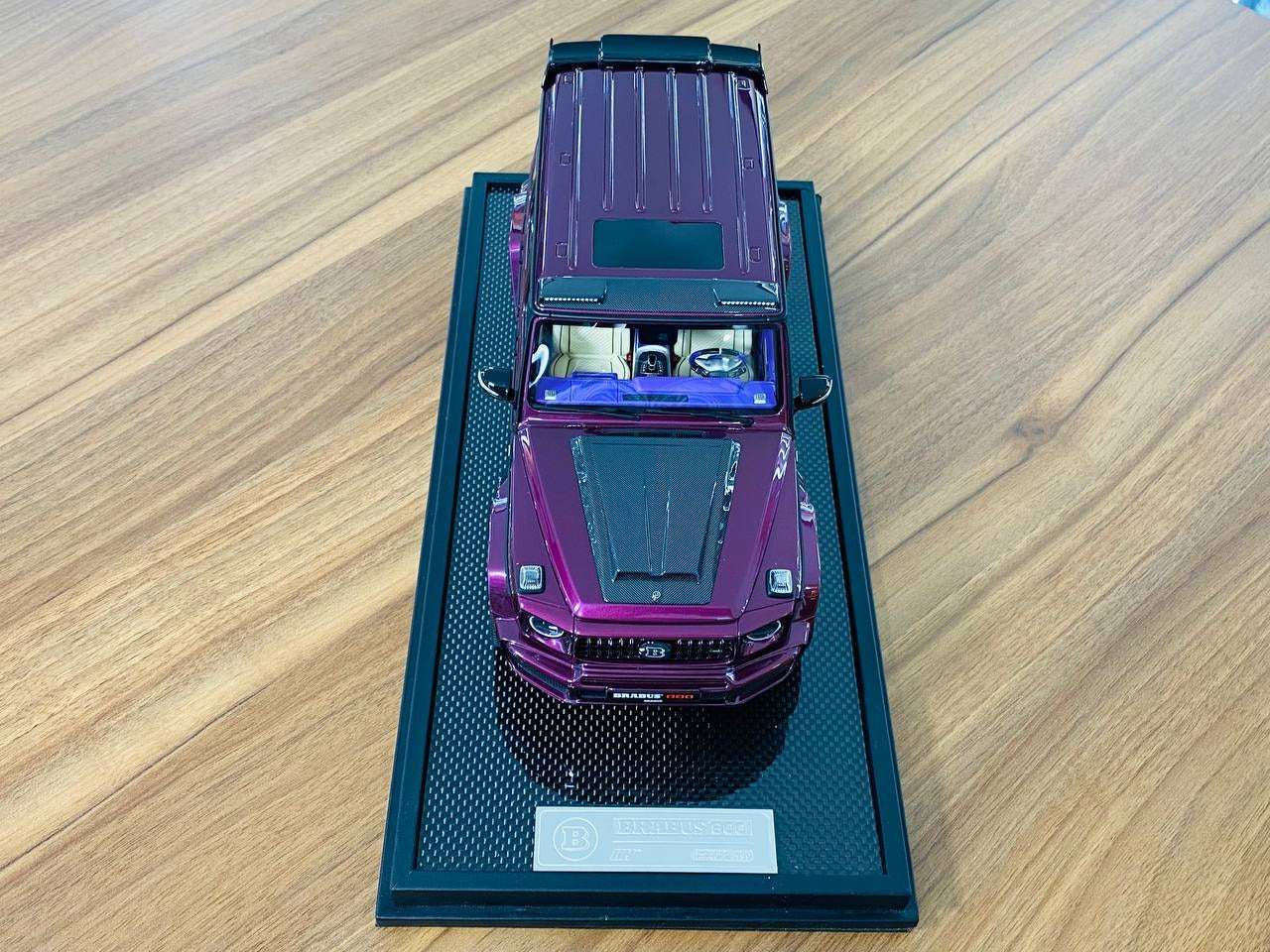 1_18 Resin Mercedes-Benz Brabus G800 G-Class W463 2019 Purple - MotorH