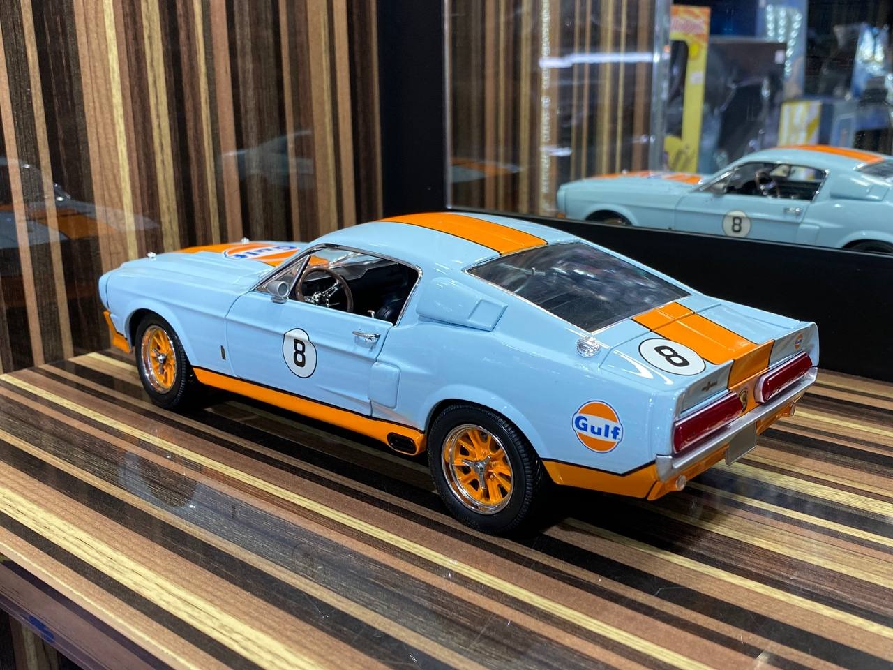 Greenlight Ford Shelby GT-500 1967 - [1_18 Diecast, Gulf]