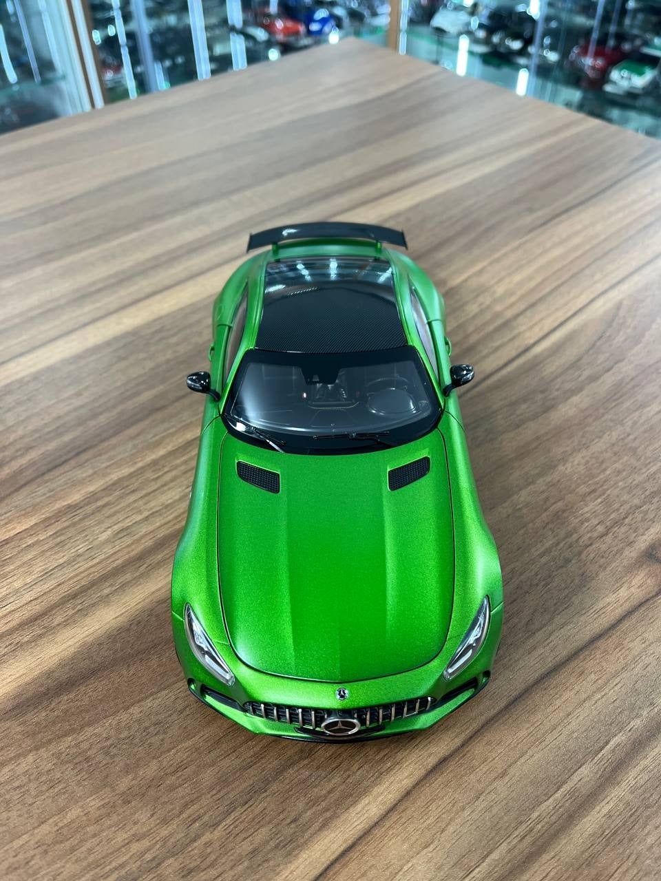 1_18 Diecast Mercedes-Benz AMG GT Black Series _ Norev _ Green Hell Magno _ Full Opening