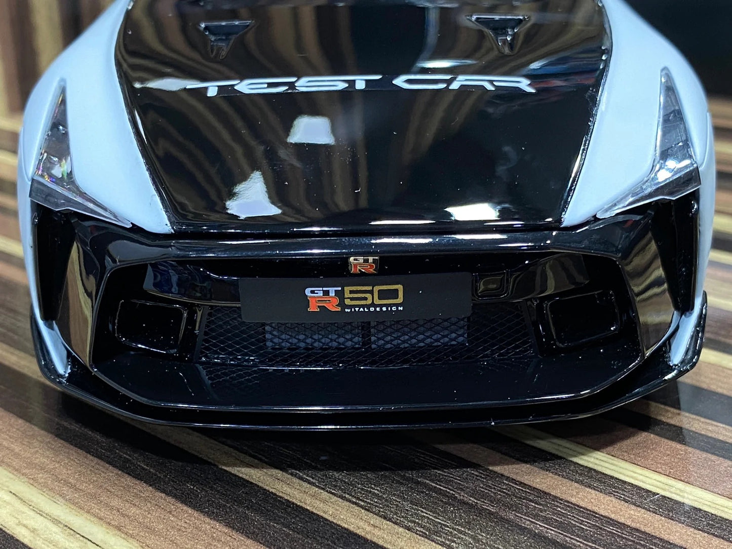 Nissan GT-R50 Test Car 1_18 Diecast car by GT Spirit