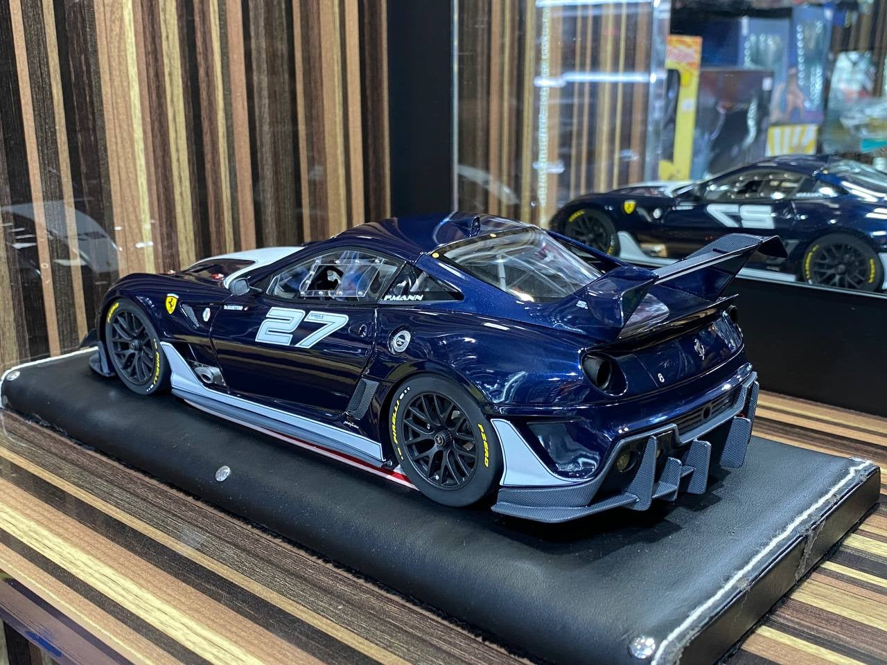Ferrari 599xx #27 by MR Collection [ 1_18, Blue, Resin] –