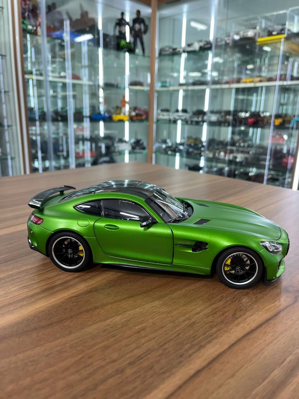 1_18 Diecast Mercedes-Benz AMG GT Black Series _ Norev _ Green Hell Magno _ Full Opening