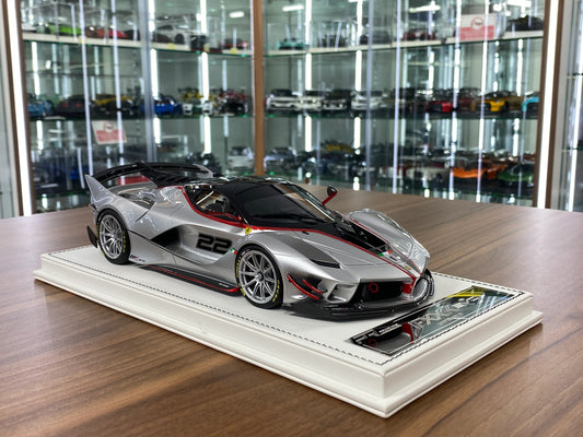 Resin Ferrari FXXK EVO No. 22 Silver By ProRaze LIMITED 30