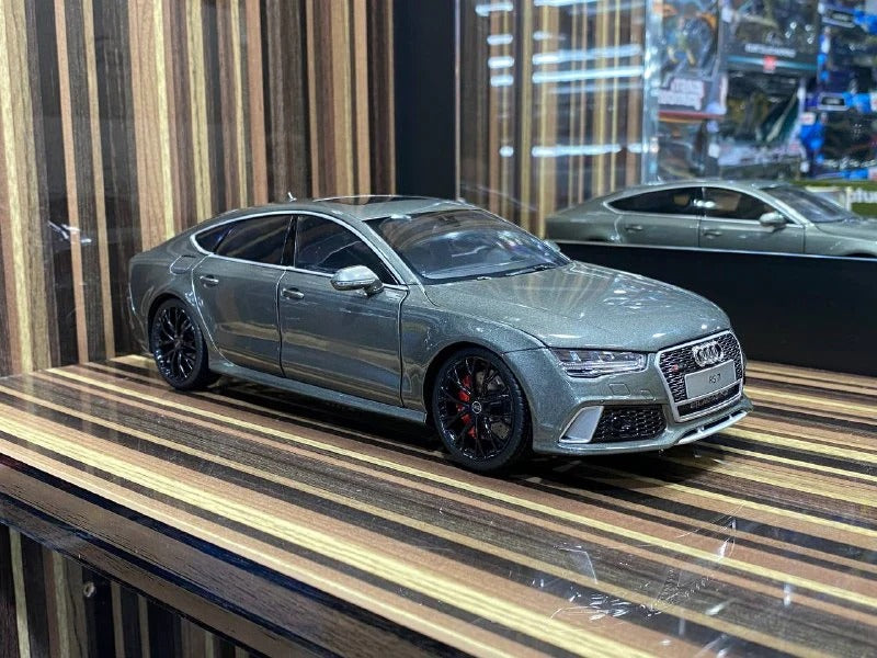 1/18 Diecast Audi RS 7 KengFai Silver Model Car