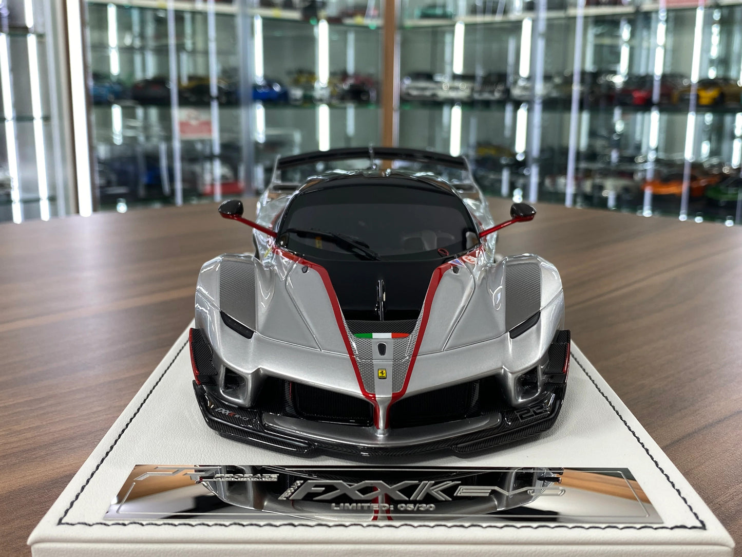 Resin Ferrari FXXK EVO No. 22 Silver By ProRaze LIMITED 30