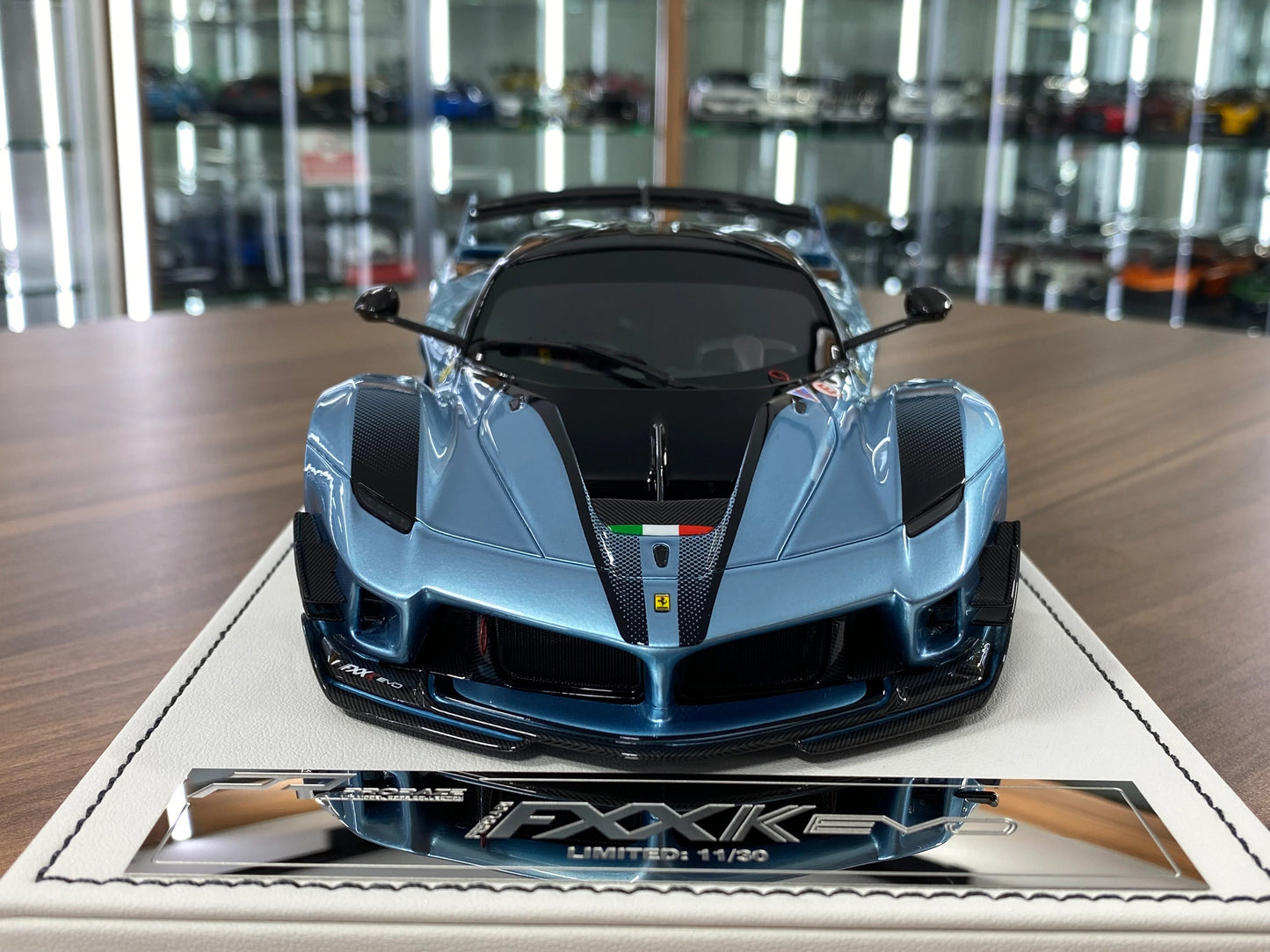 Resin Ferrari FXXK EVO Light metallic blue By ProRaze LIMITED 30