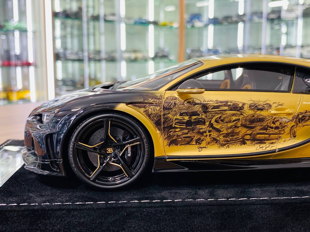 H&H Bugatti Chiron Super Sport 300+ - 1_18 Resin Golden Era, Ltd.Edn. – dturman.com