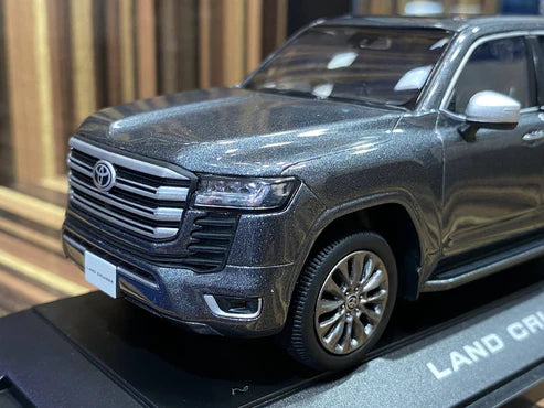 Diecast Miniature Toyota Land Cruiser 300 Grey Model Car