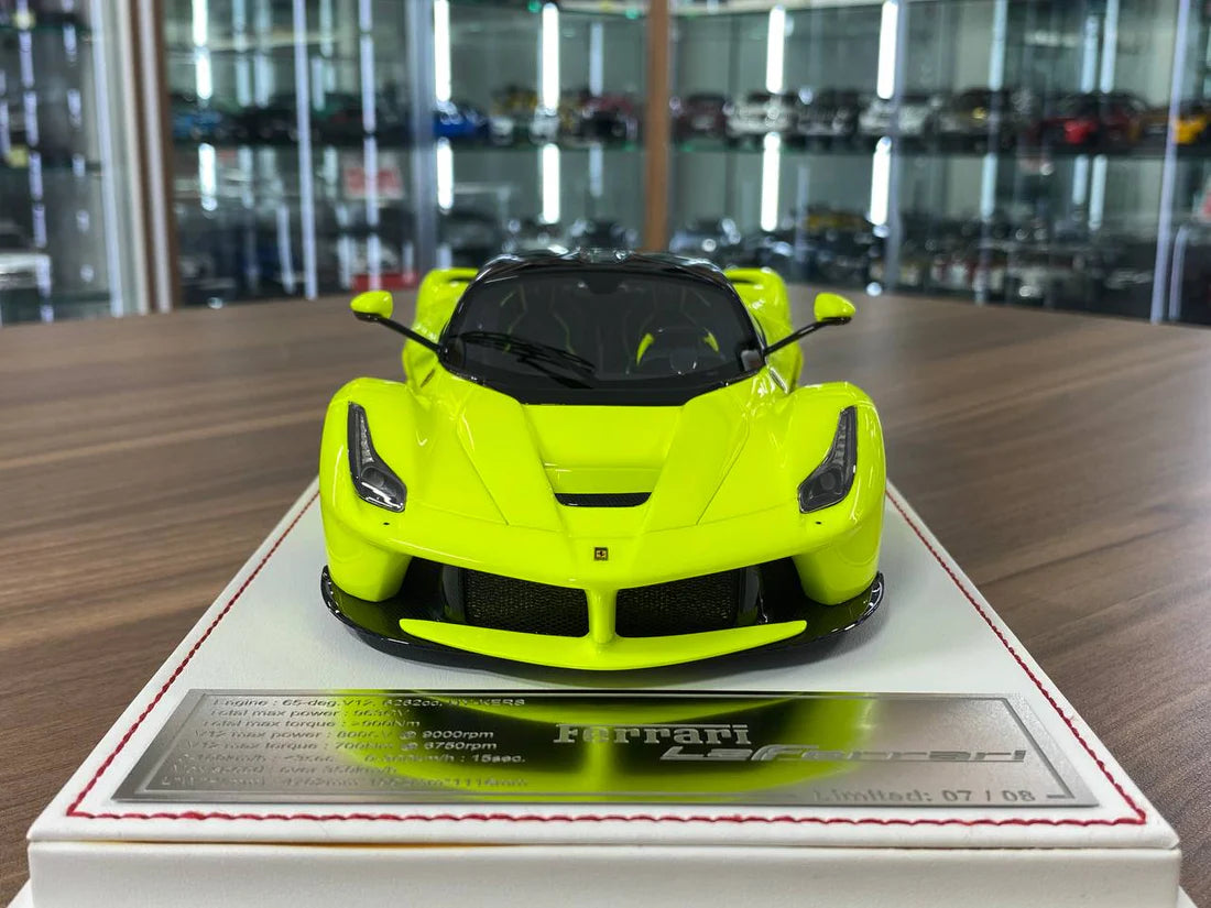 Ferrari LaFerrari by Davis & Giovanni fluorescent yellow with Black Roof