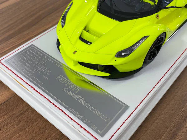 Ferrari LaFerrari by Davis & Giovanni fluorescent yellow with Black Roof