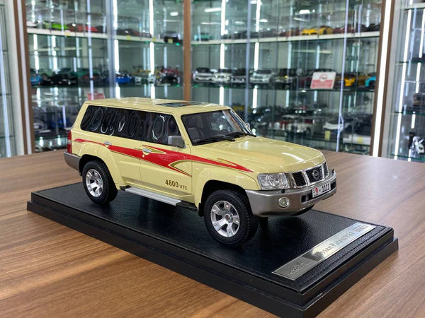 Resin Nissan Patrol Safari Y61 Custom Beige IVY Models Scale Model Car