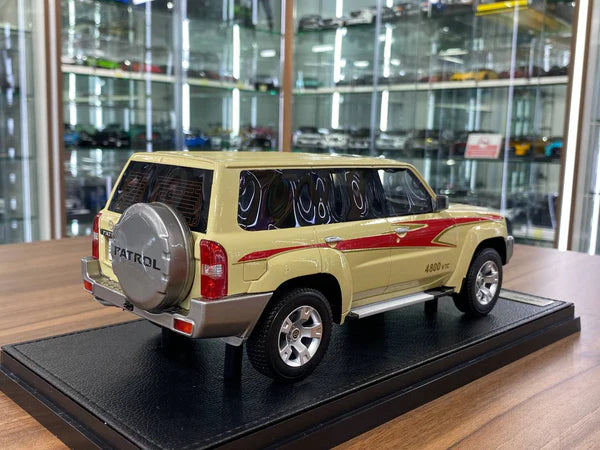 Resin Nissan Patrol Safari Y61 Custom Beige IVY Models Scale Model Car