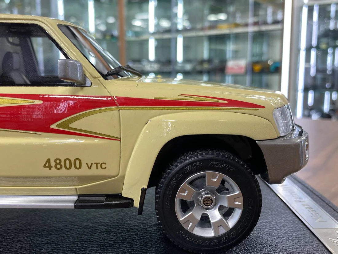 Resin Nissan Patrol Safari Y61 Custom Beige IVY Models Scale Model Car